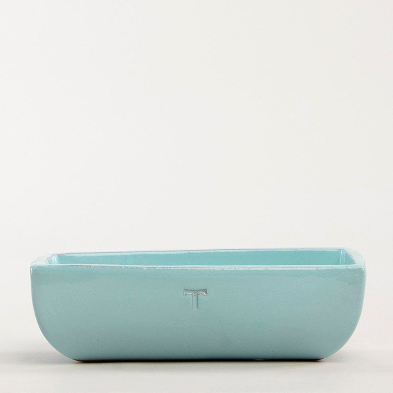 Platillo Para Maceta Rectangular De Resina - 59x28 Cm Interior, Color Impruneta, Resistente A Heladas Y Exterior