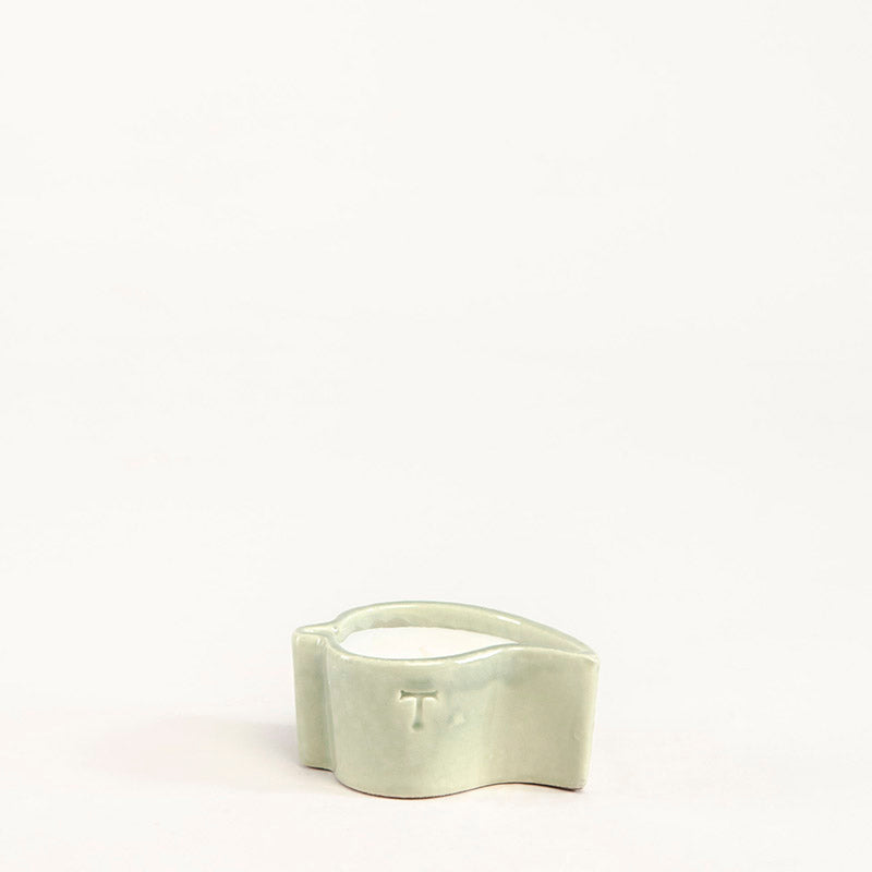 VELA AROMATICA LAVANDA 65 G / BOWL HOJA 4CM AL 7.5CM L 10CM AN | Trinitate