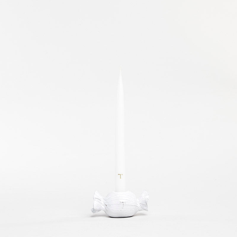 CANDELABRO DULCE REDONDO C/VELA 29CM AL 12CM L 5.5CM AN | Trinitate