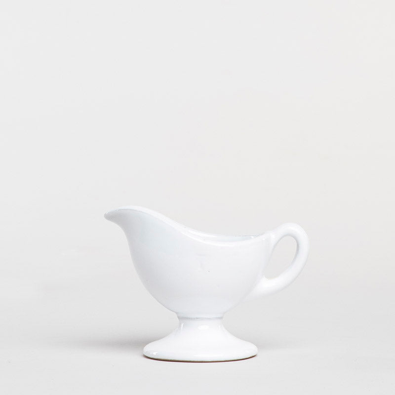 VINTAGE SMOOTH SAUCE BOAT 8CM AL 11CM L 6.5CM W