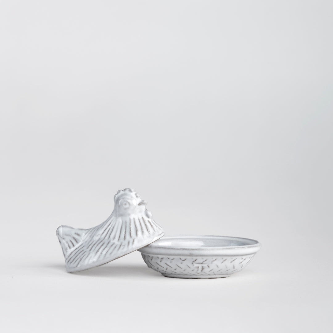 CONTENEDOR GALLINA CON TAPA 6CM AL