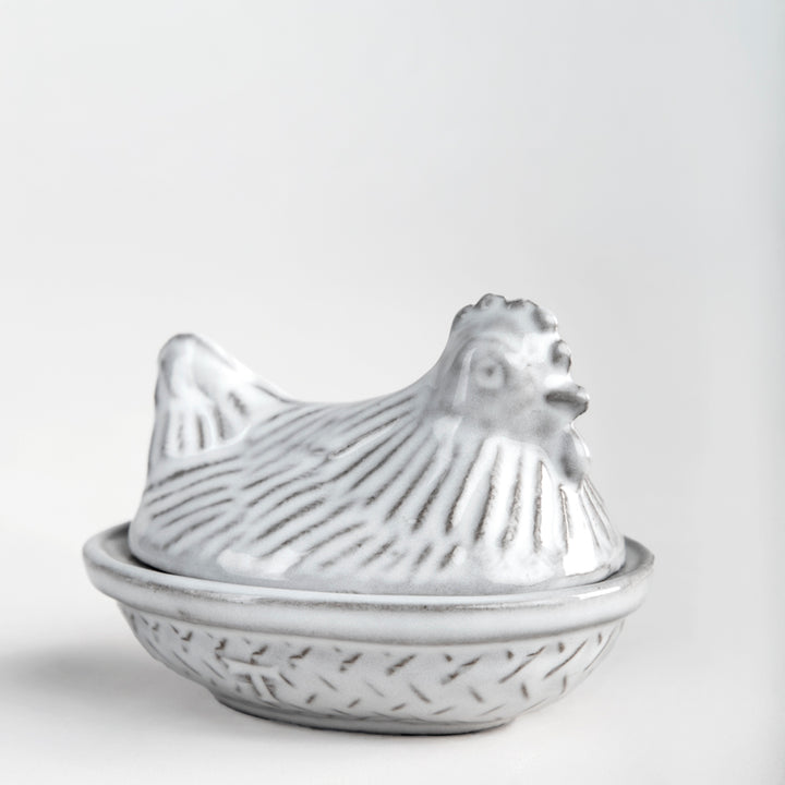 CONTENEDOR GALLINA CON TAPA 6CM AL