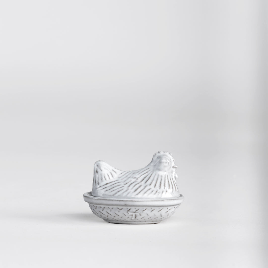 CONTENEDOR GALLINA CON TAPA 6CM AL