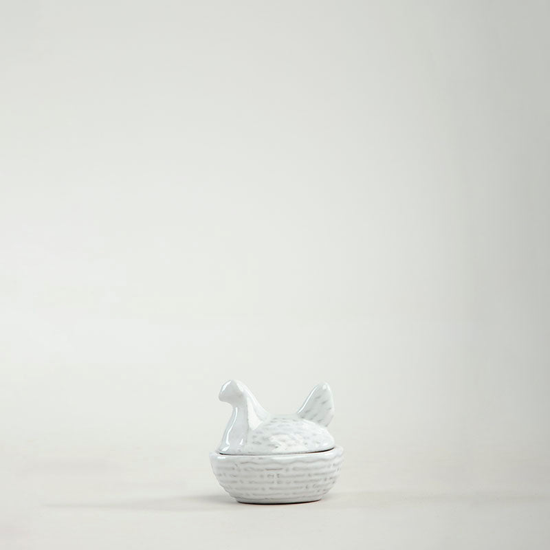 CONTENEDOR GALLINA CON TAPA 5CM AL 5 CM L 4CM AN | Trinitate