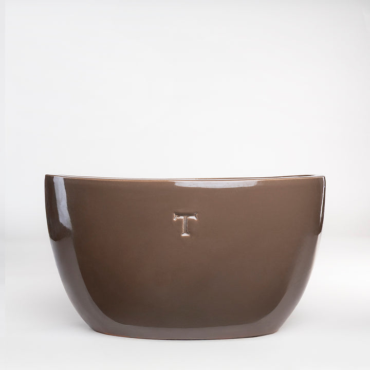 MACETA OVALADA LISA 23CM AL 39CM L 15CM AN | Trinitate