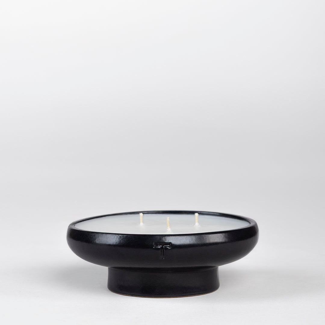 PINK PEPPER &amp;amp; TONKA AROMATIC CANDLE 220 GR / MUSHROOM BOWL 14 CM