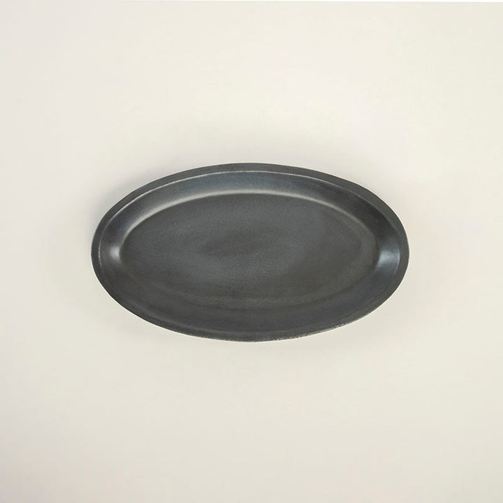 PLATO OVALADO LISO 4CM AL 38CM L 20.5CM AN