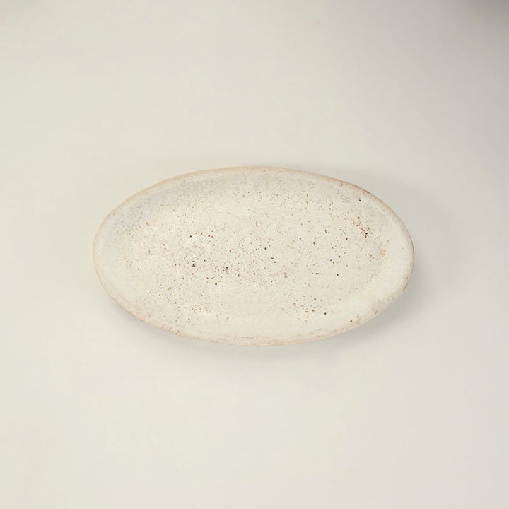 PLATO OVALADO LISO 4CM AL 38CM L 20.5CM AN