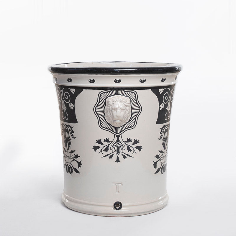 MACETA LEON 57CM AL 53CM DBOCA DECORADA | Trinitate