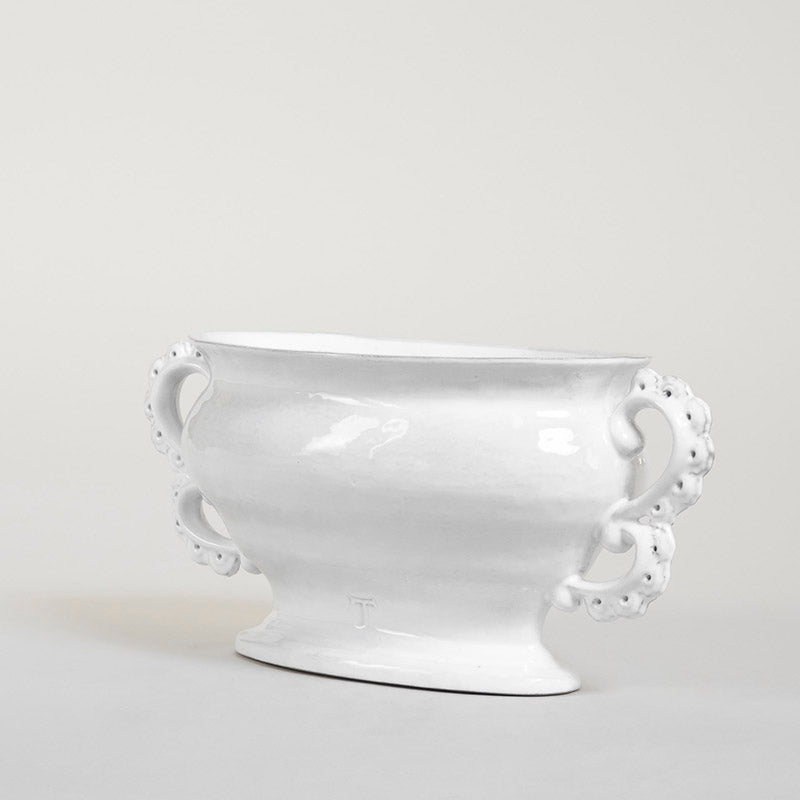 FLORERO OVALADO CALIOPE 17.5CM AL 39CM L 18CM AN | Trinitate