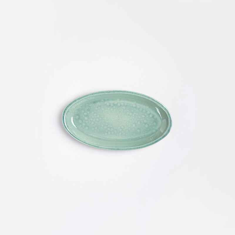 PLATO OVALADO LISO 2.5CM AL 21CM L 12CM AN