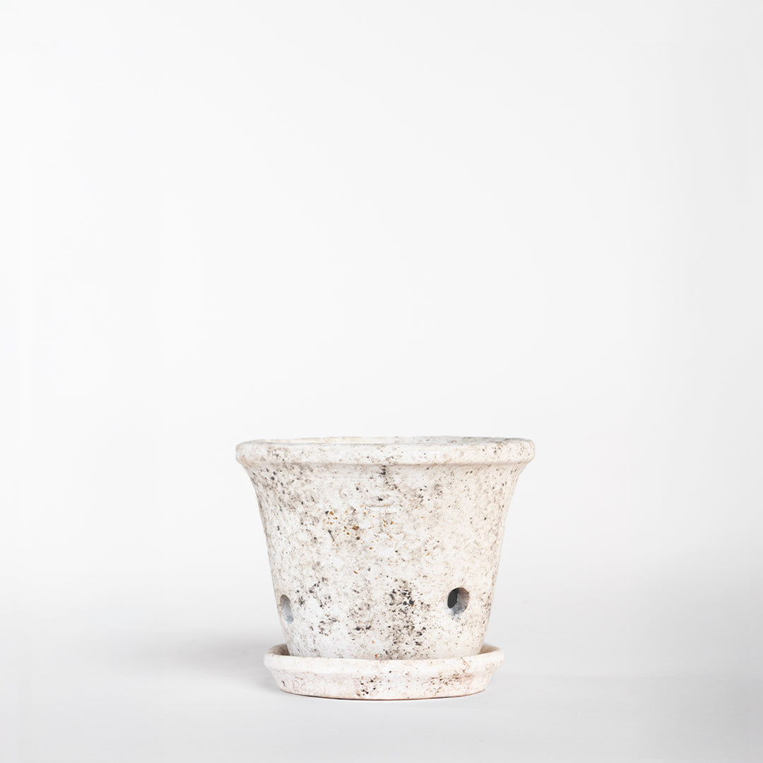 SET TINA RUSTICA ORQUIDEA 9CM AL 12CM DBOCA /1014