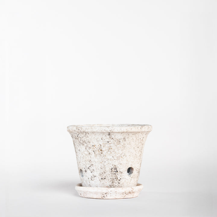 SET TINA RUSTICA ORQUIDEA 9CM AL 12CM DBOCA /1014