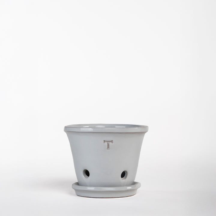 SET TINA RUSTICA ORQUIDEA 9CM AL 12CM DBOCA /1014