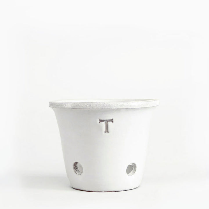 TINA RUSTICA ORQUIDEA 12CM AL 15.5CM DBOCA