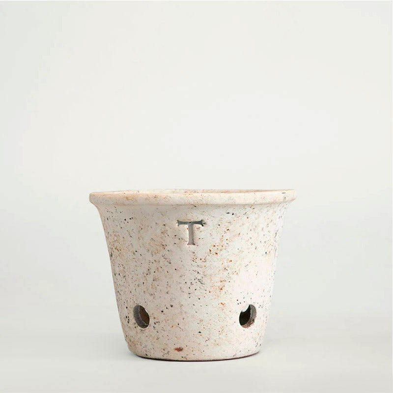 TINA RUSTICA ORQUIDEA 12CM AL 15.5CM DBOCA