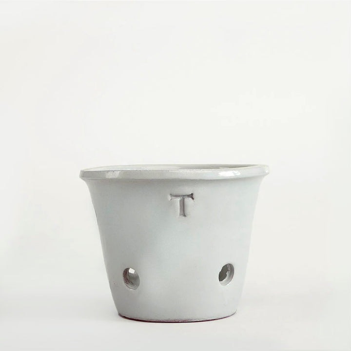 TINA RUSTICA ORQUIDEA 12CM AL 15.5CM DBOCA