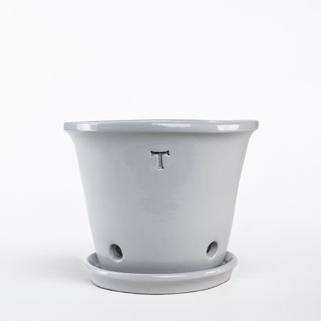 TINA RUSTICA ORQUIDEA 18.4CM AL 23CM DBOCA/1017 | Trinitate