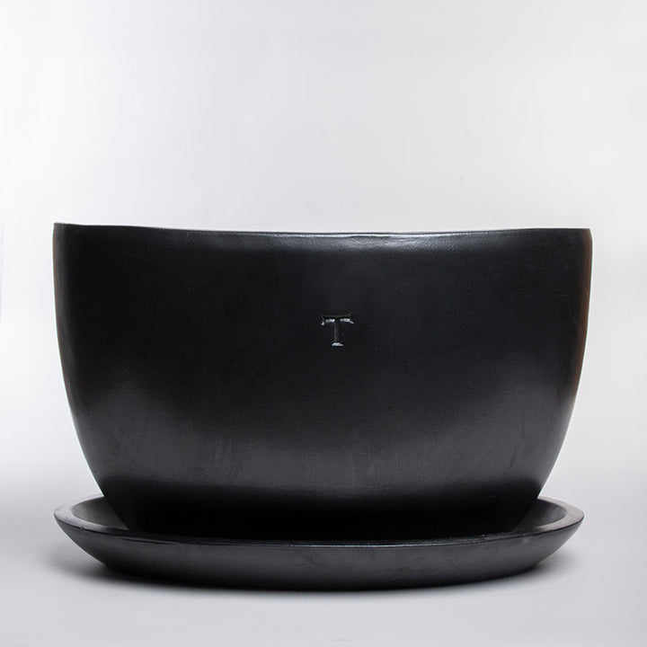 SET MACETA OVALADA LISA 36CM AL 54.5CM L 36CM AN/2304 | Trinitate