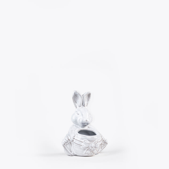 SET MACETA CONEJO CON IMAN 11CM AL 8CM L 6CM AN