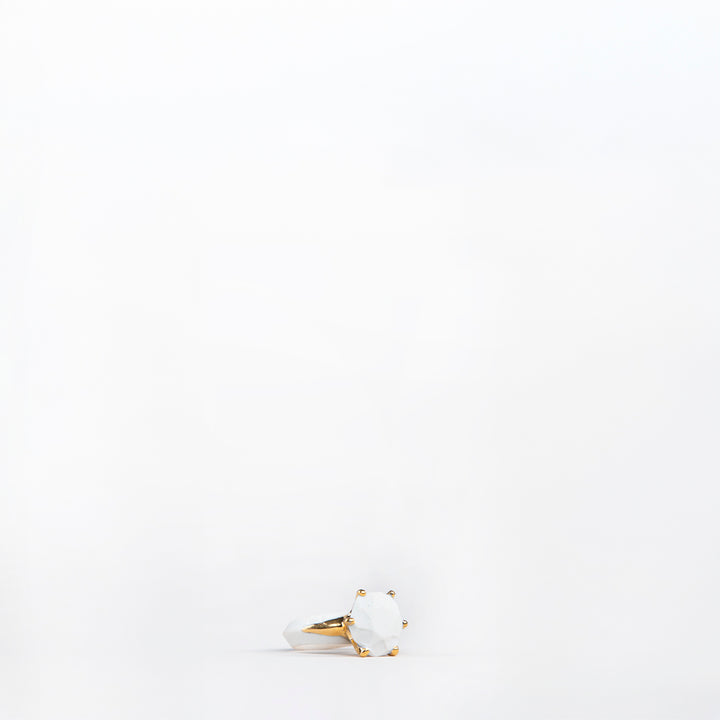 ANILLO DE COMPROMISO PORCELANA #13 C/ ORO 14KL | Trinitate