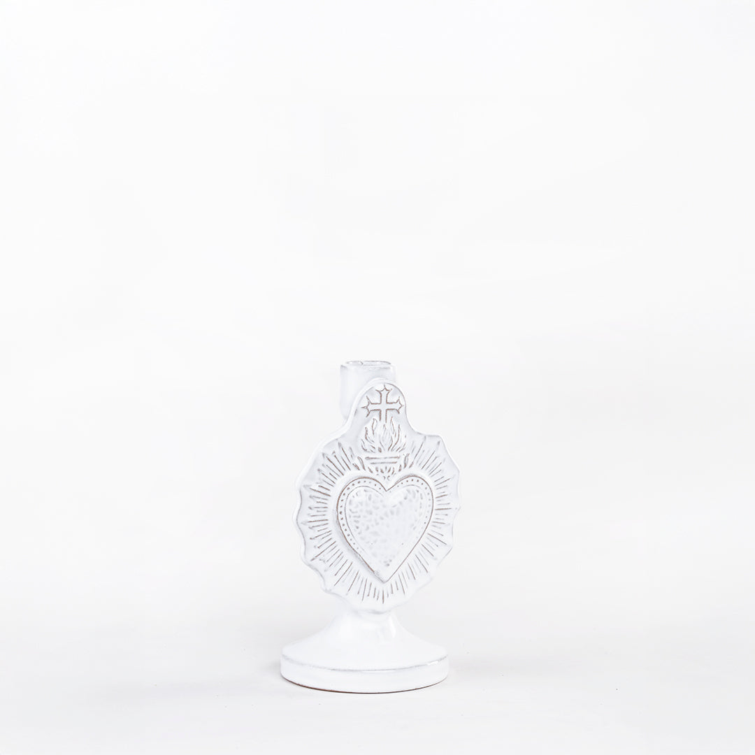 CANDELABRO CORAZON BARROCO 16CM AL 9CM AN
