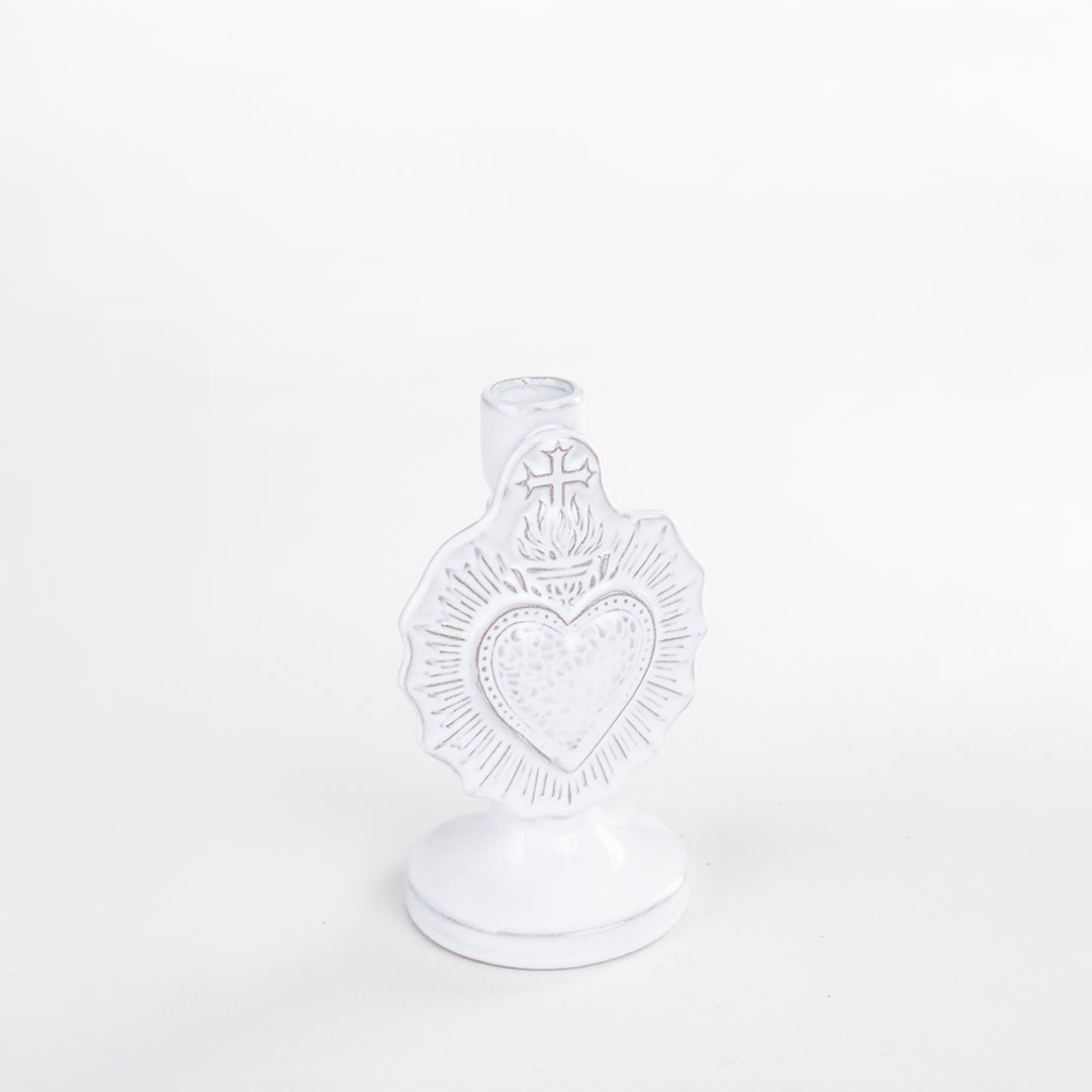 CANDELABRO CORAZON BARROCO 16CM AL 9CM AN