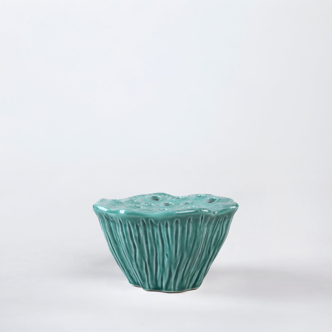 FLORERO FLOR DE LOTO 8CM AL 14.5CM D MAX
