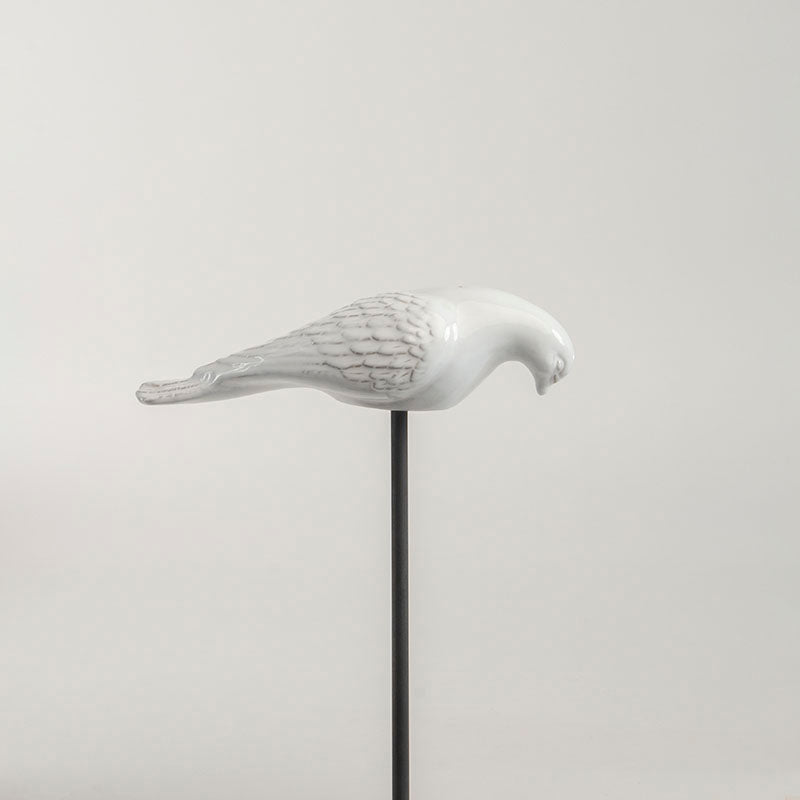 PALOMA DORMIDA CON VARILLA 7CM AL 26CM L 11.5CM AN | Trinitate