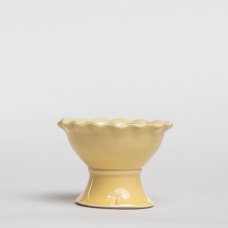 BOWL CON PEDESTAL ESCAROLA 7CM AL 11CM D