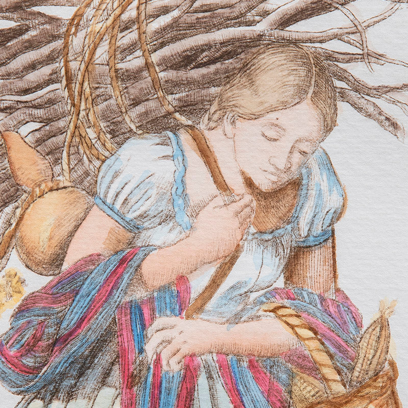 LEÑADORA MEXICANA / MARCO 51.5CM AL 42CM L 5CM AN | Trinitate