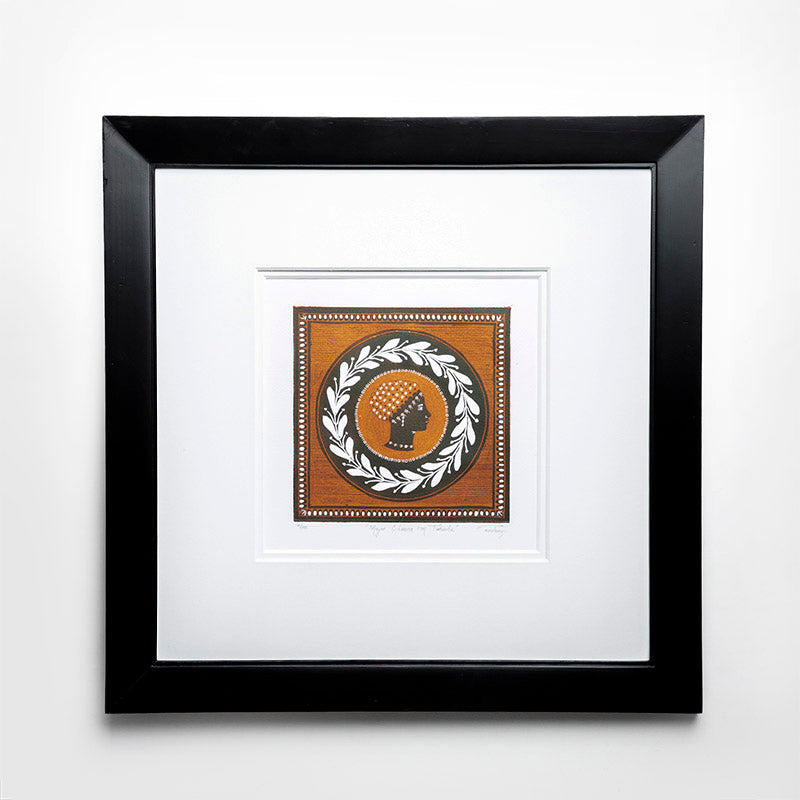 MUJER ETRUSCA C/TURBANTE / MARCO 54CM AL 54CM L 2CM AN | Trinitate