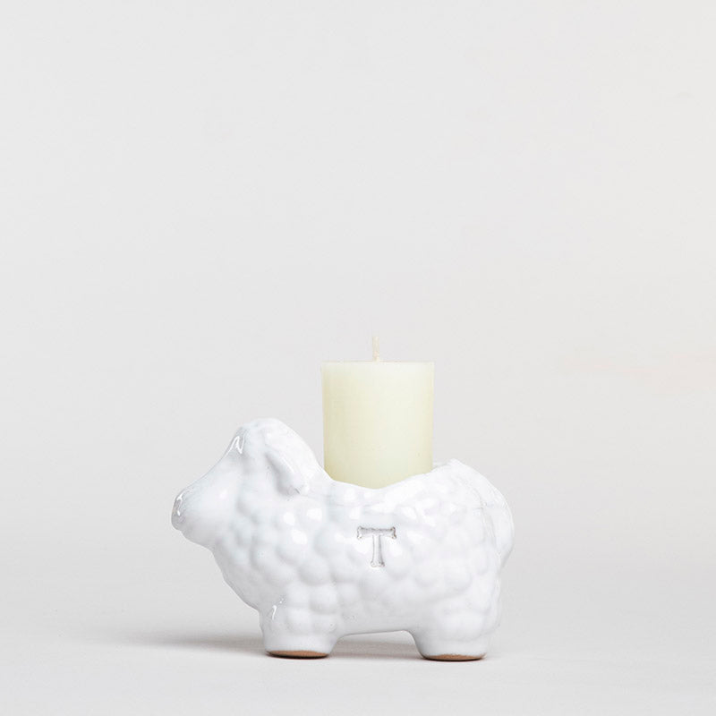 BORREGUITO 10CM AL C/VELA I0020 | Trinitate