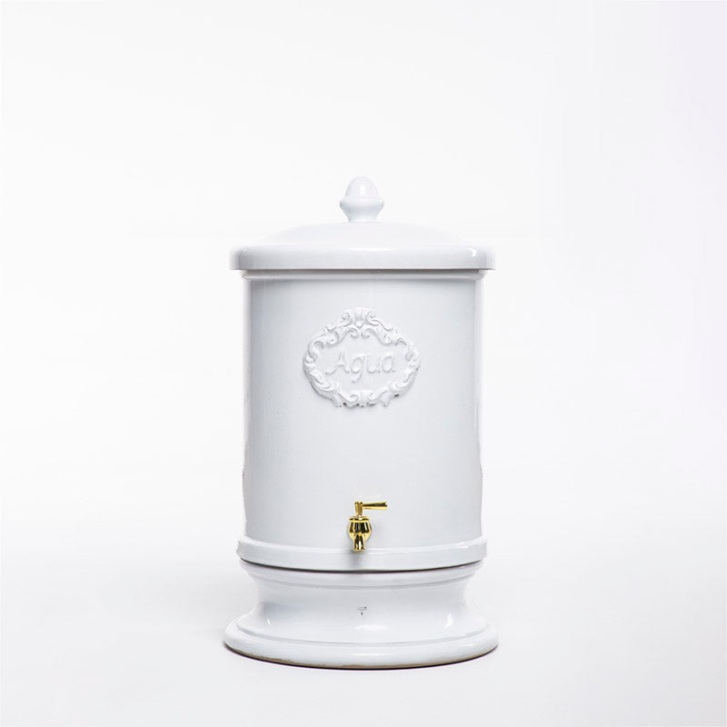 DESPACHADOR DE AGUA C/ PLACA BARROCA COMPLETO 54CM AL 19L | Trinitate