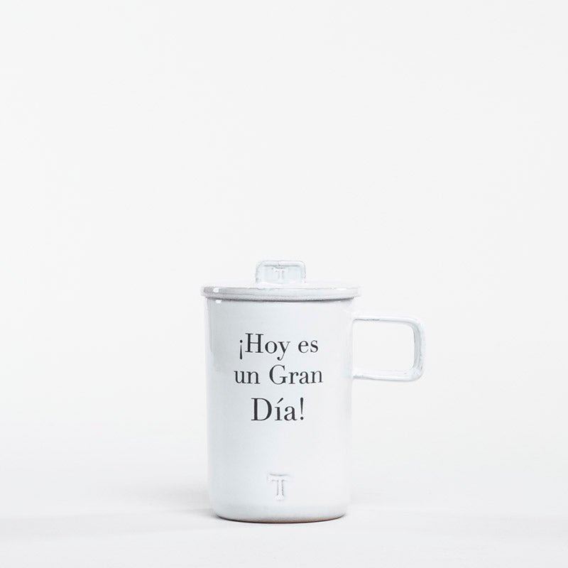 TAZA CAFE ALTA NEO LEYENDA CON TAPA 12.5CM AL 270ML | Trinitate