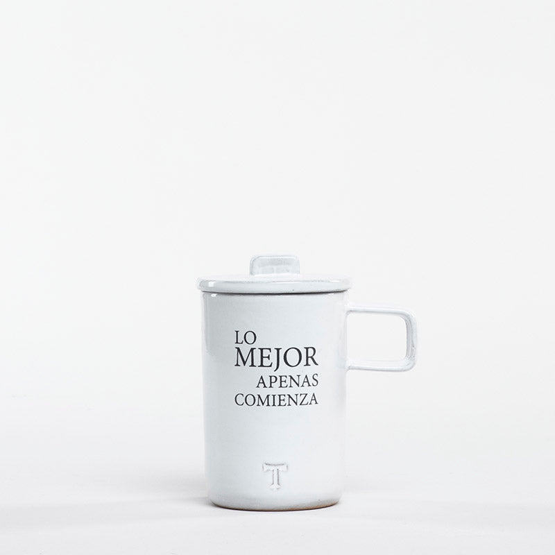 TAZA CAFE ALTA NEO LEYENDA CON TAPA 12.5CM AL 270ML | Trinitate