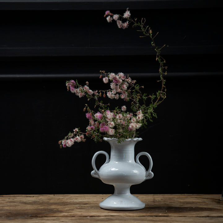 FLORERO ESCAROLA 2 ASAS 16CM AL 14CM L 9 CM AN