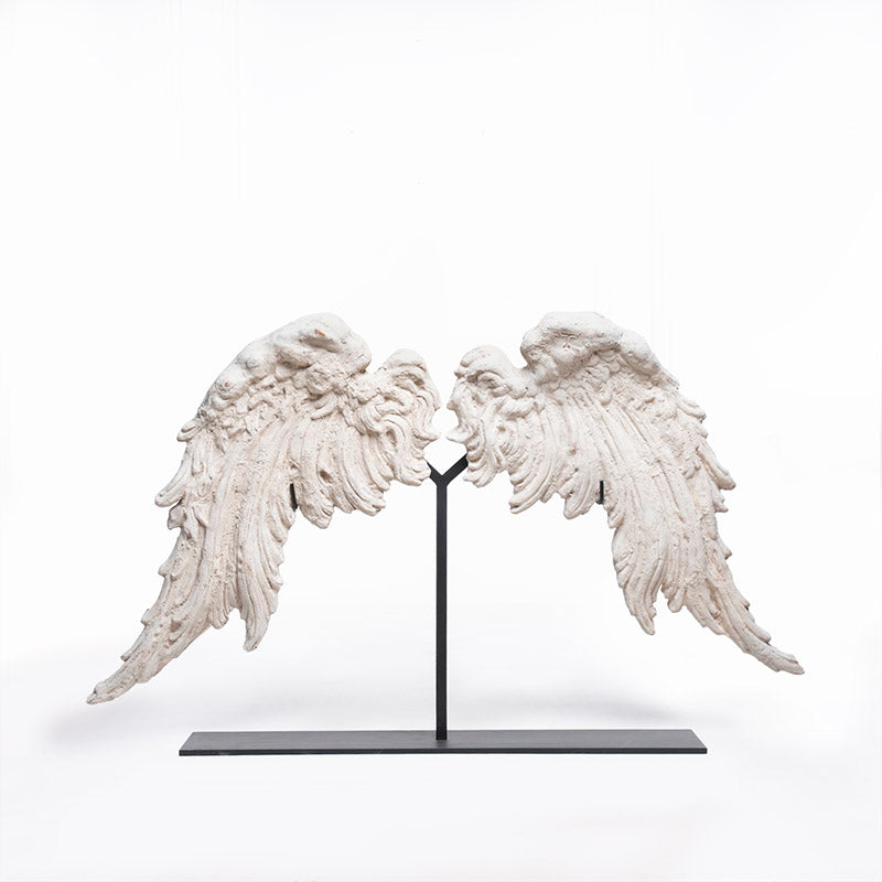 ALAS DE DRAGON ROCOCO C/BASE METAL 77.5 CM AL | Trinitate