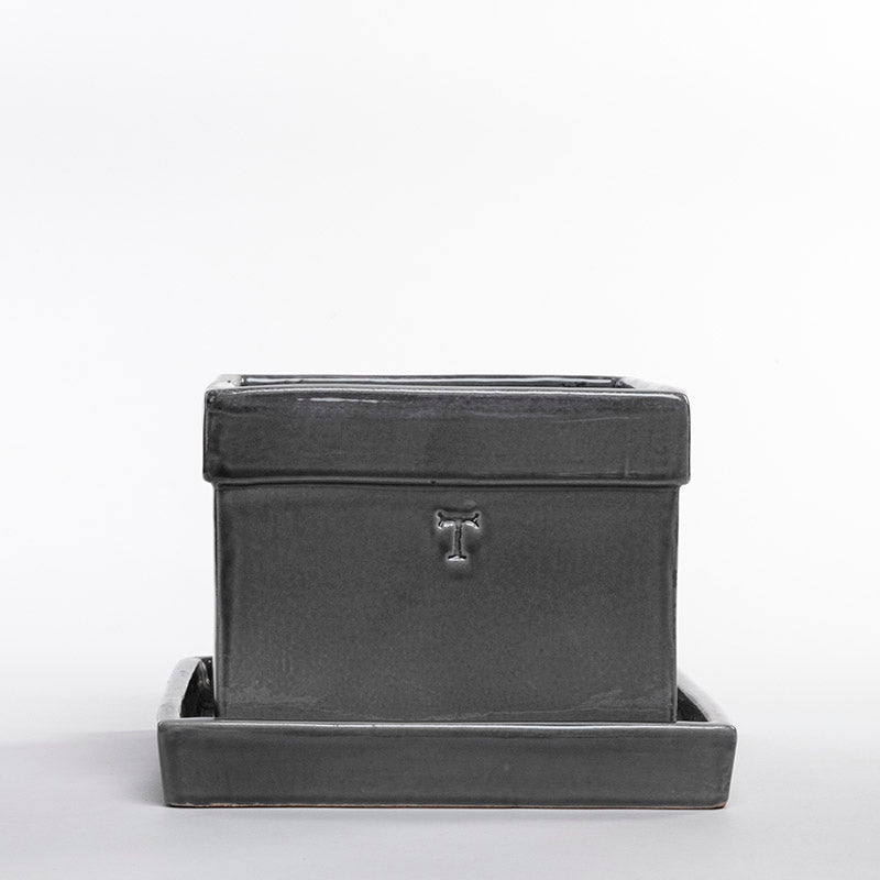 SET MACETA CUADRADA 15CM AL 22CM L 22CM AN/9710