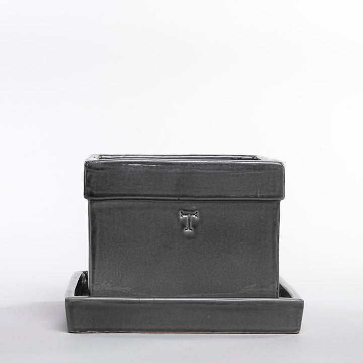 SET MACETA CUADRADA 15CM AL 22CM L 22CM AN/9710