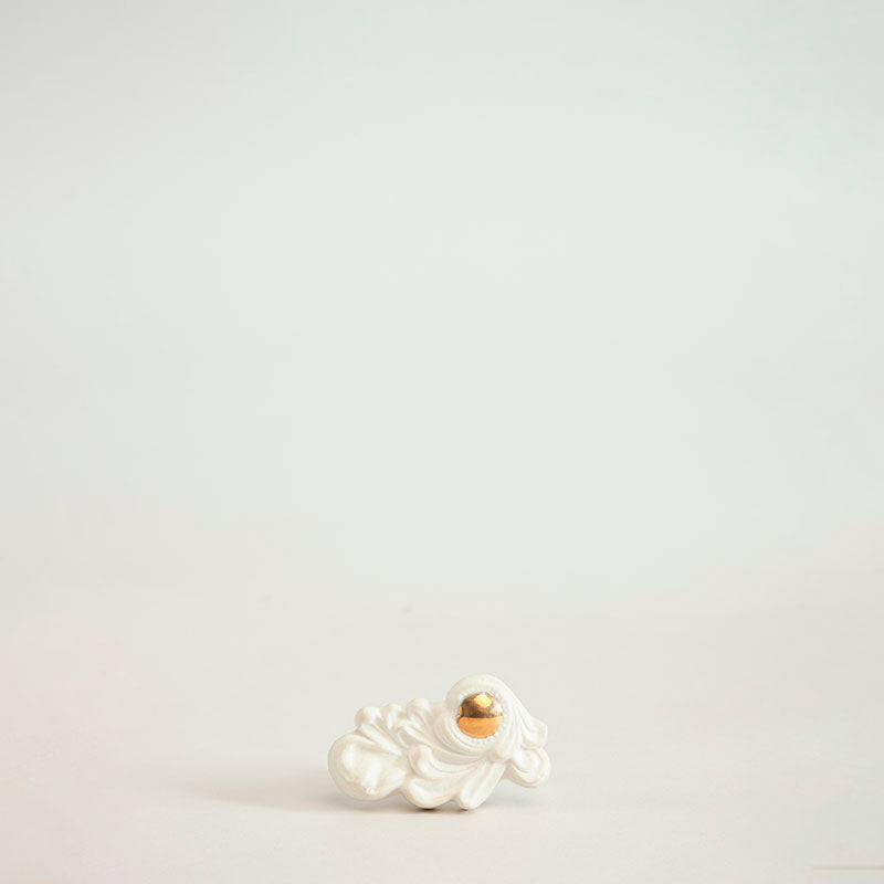 ANILLO HOJA DE ACANTO 6CM L | Trinitate