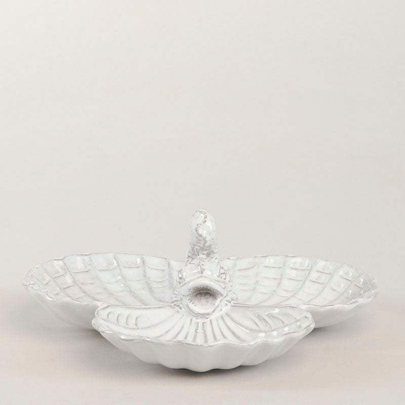 CHAROLA 3 CONCHAS CON DELFIN 8.5CM AL 23.5CM L 22.5CM AN | Trinitate