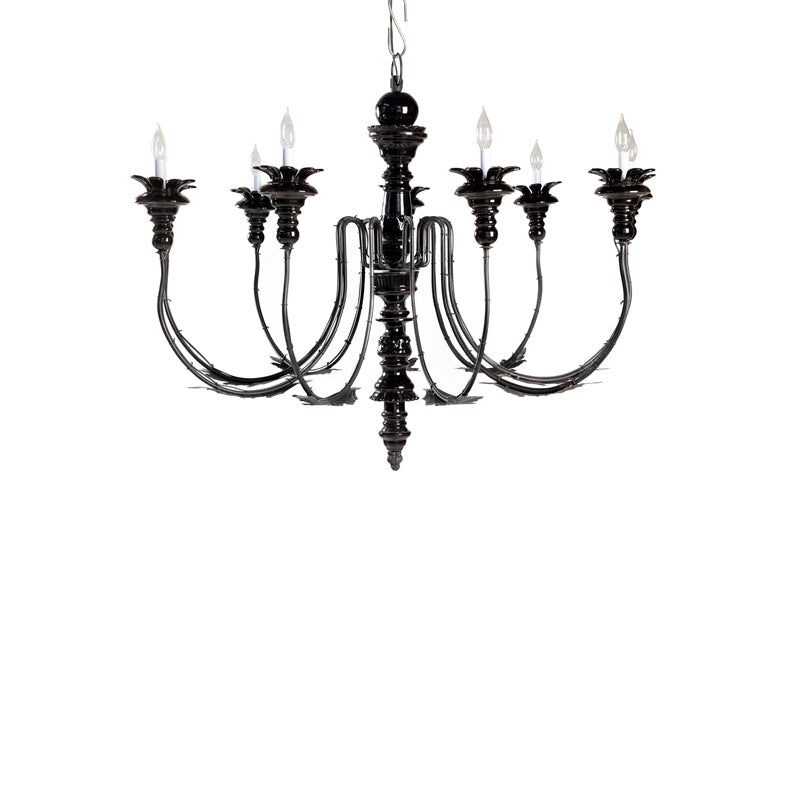 CANDIL PROVENZAL FORJA & CERAMICA 9 BRAZOS 90CM AL 130CM D | Trinitate