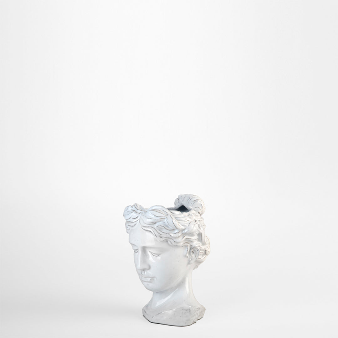 MAIDEN VASE 20CM H 16CM L 16CM W