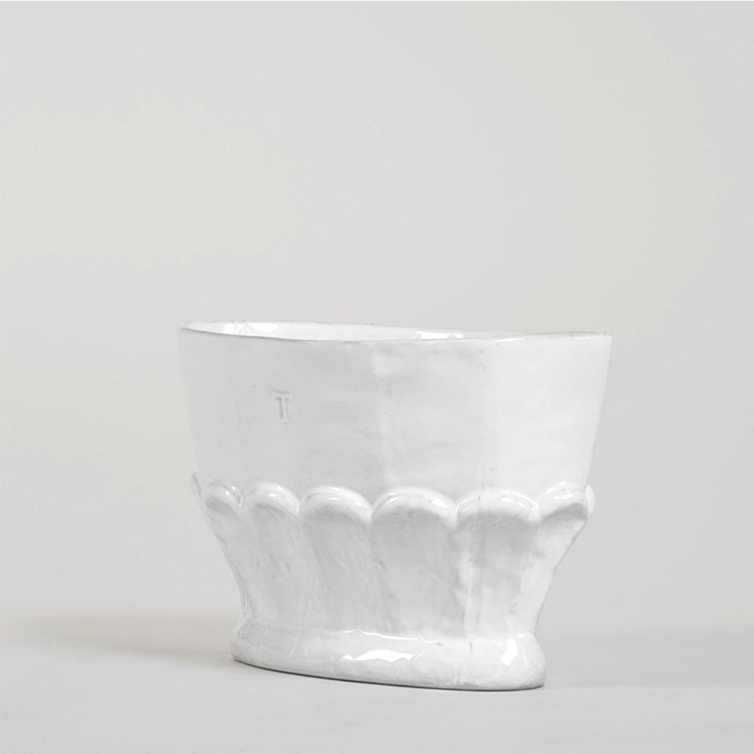 ANCESTRAL OVAL VASE 13.5CM H 20.5CM L 13CM W