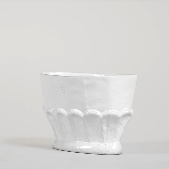 ANCESTRAL OVAL VASE 13.5CM H 20.5CM L 13CM W