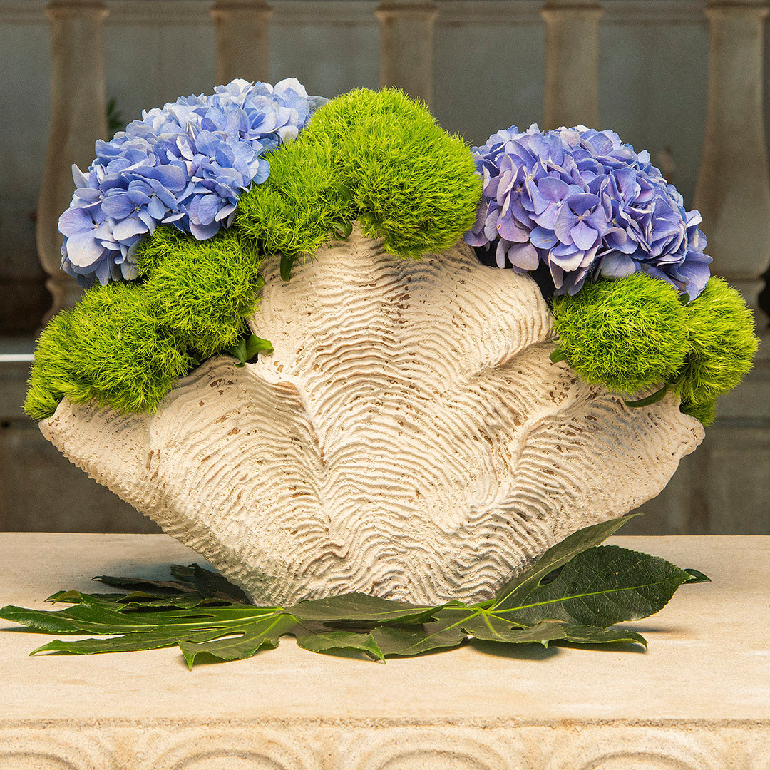 FLORERO CORAL 24CM AL 40CM L 14CM AN