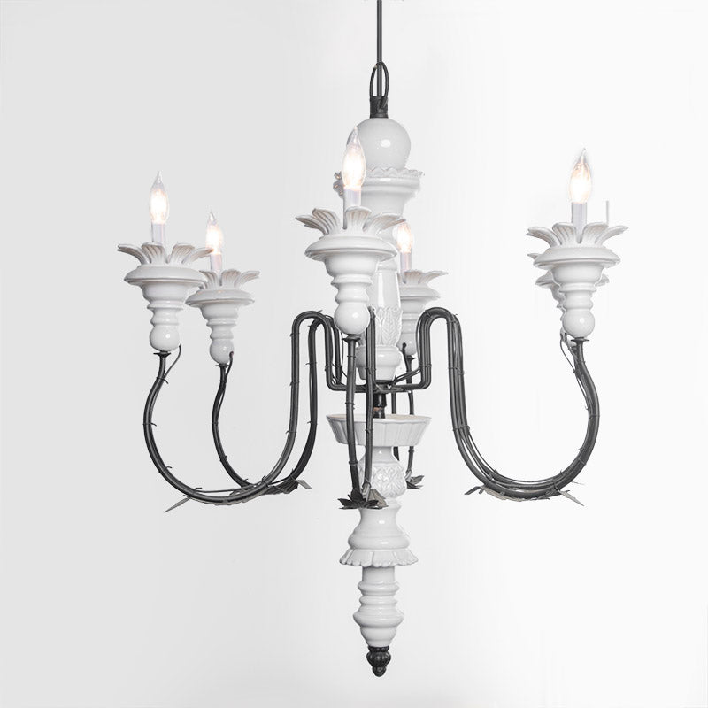 CANDIL PROVENZAL FORJA & CERAMICA 6 BRAZOS | Trinitate