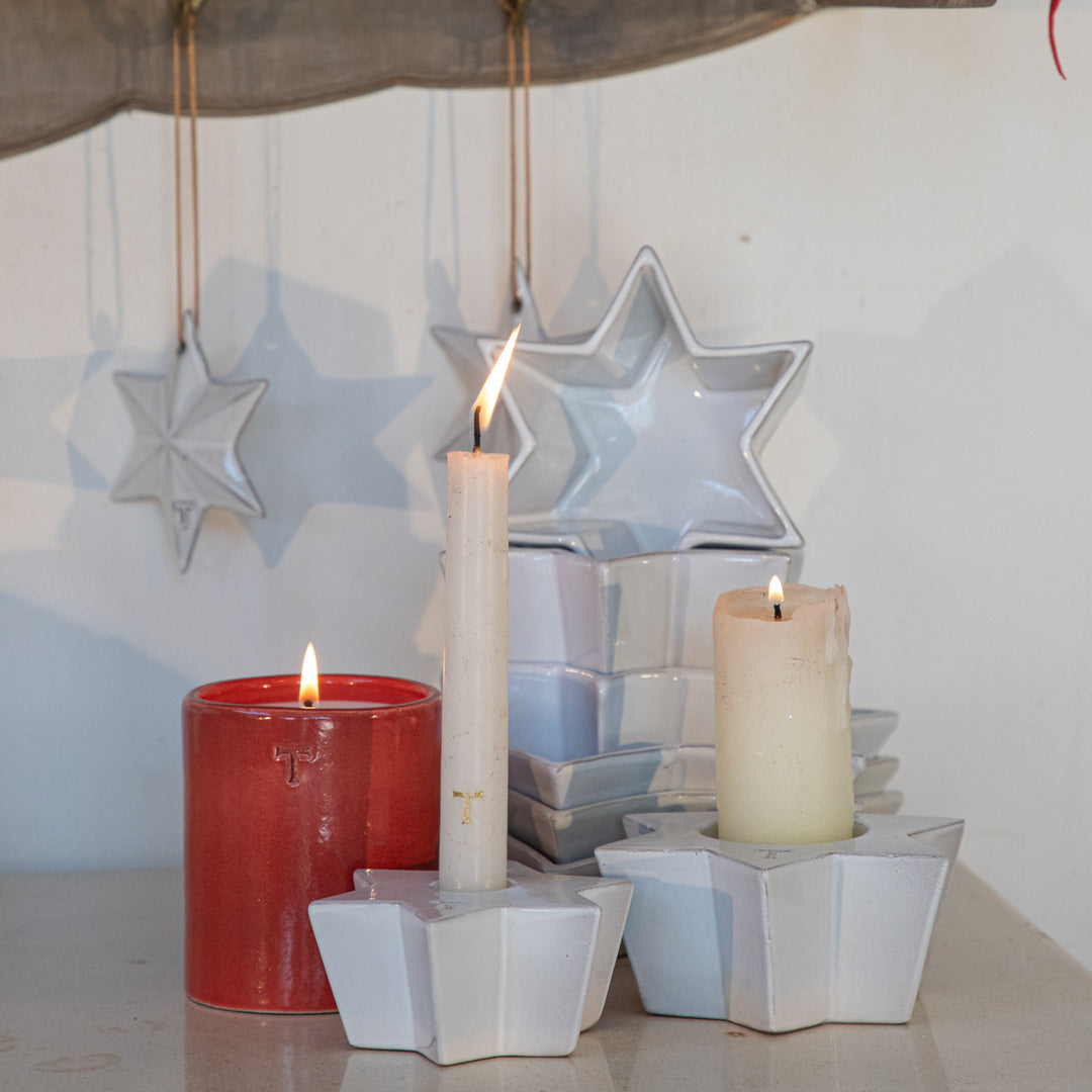 STAR CANDELABRA 6CM AL 13CM L 12CM W
