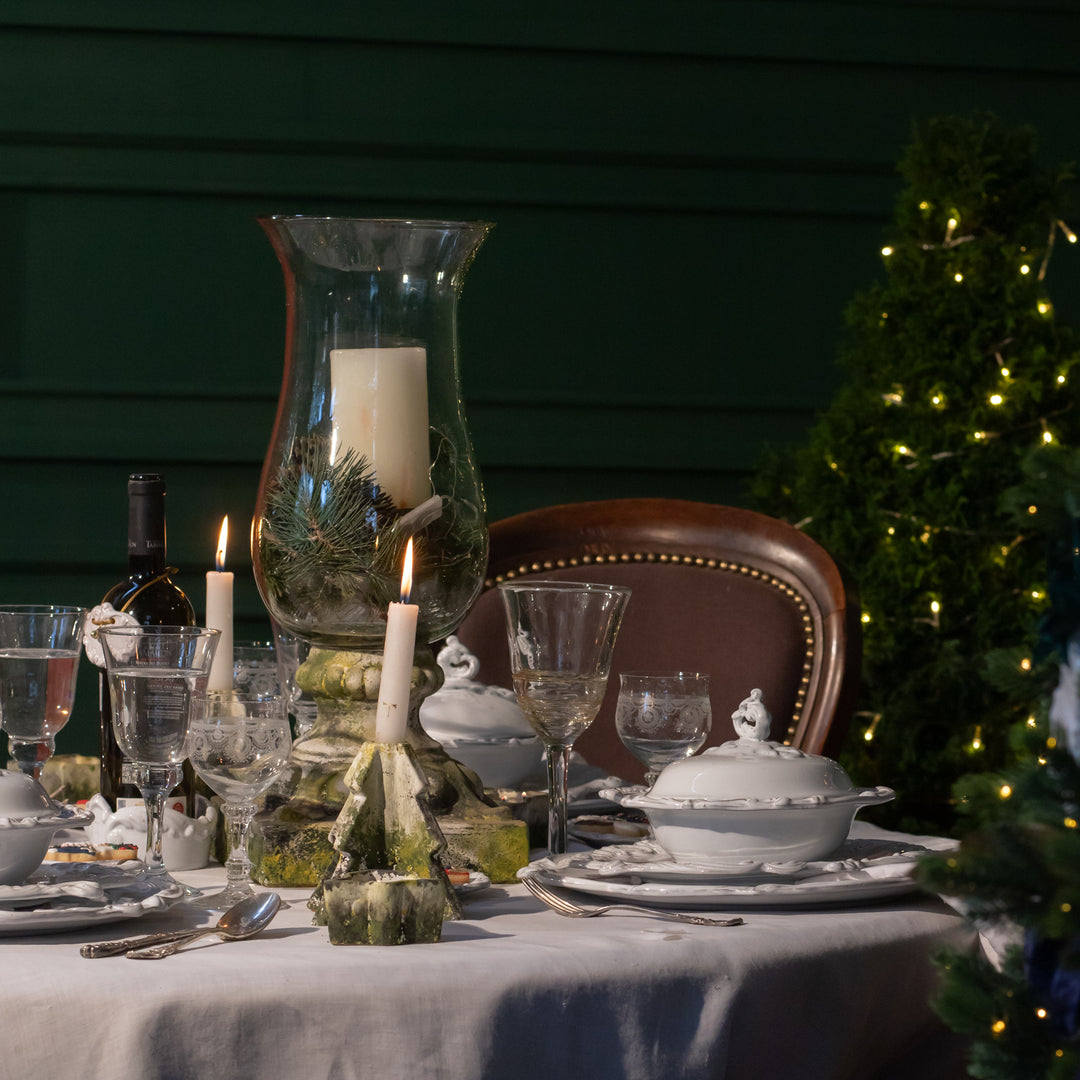 HURRICANE CANDLESTICK 54CM AL